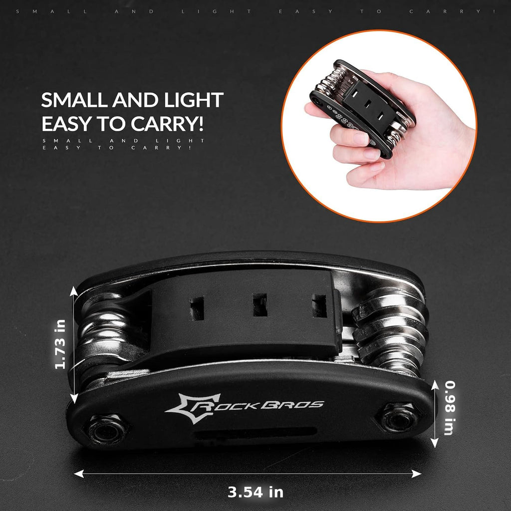 Bike Multitool Lightweight 16-in-1 MTB Bicycle Multitool Compact