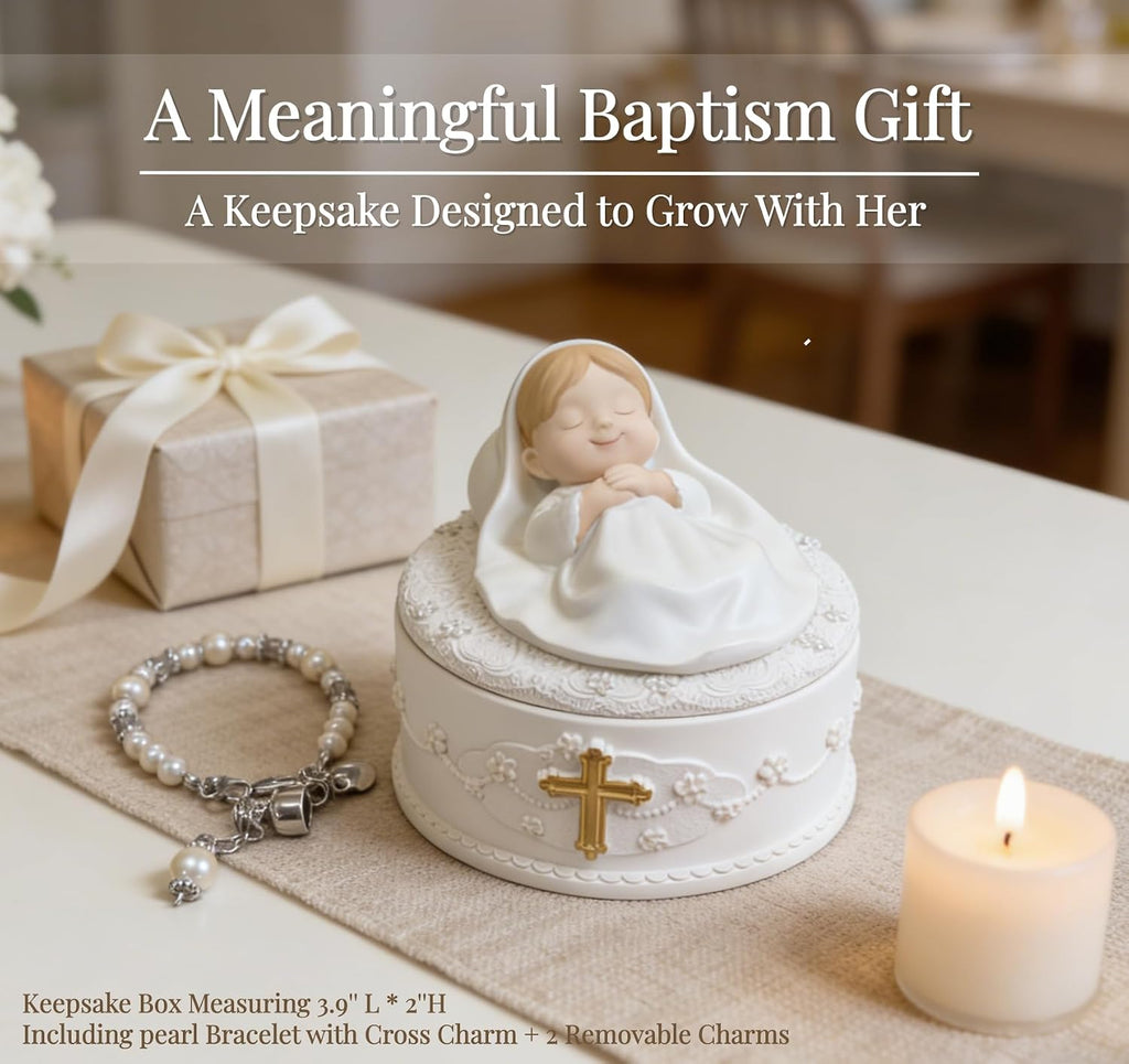 Baptism Gifts for Girl, Meaningful Gift for Baptism Celebrations