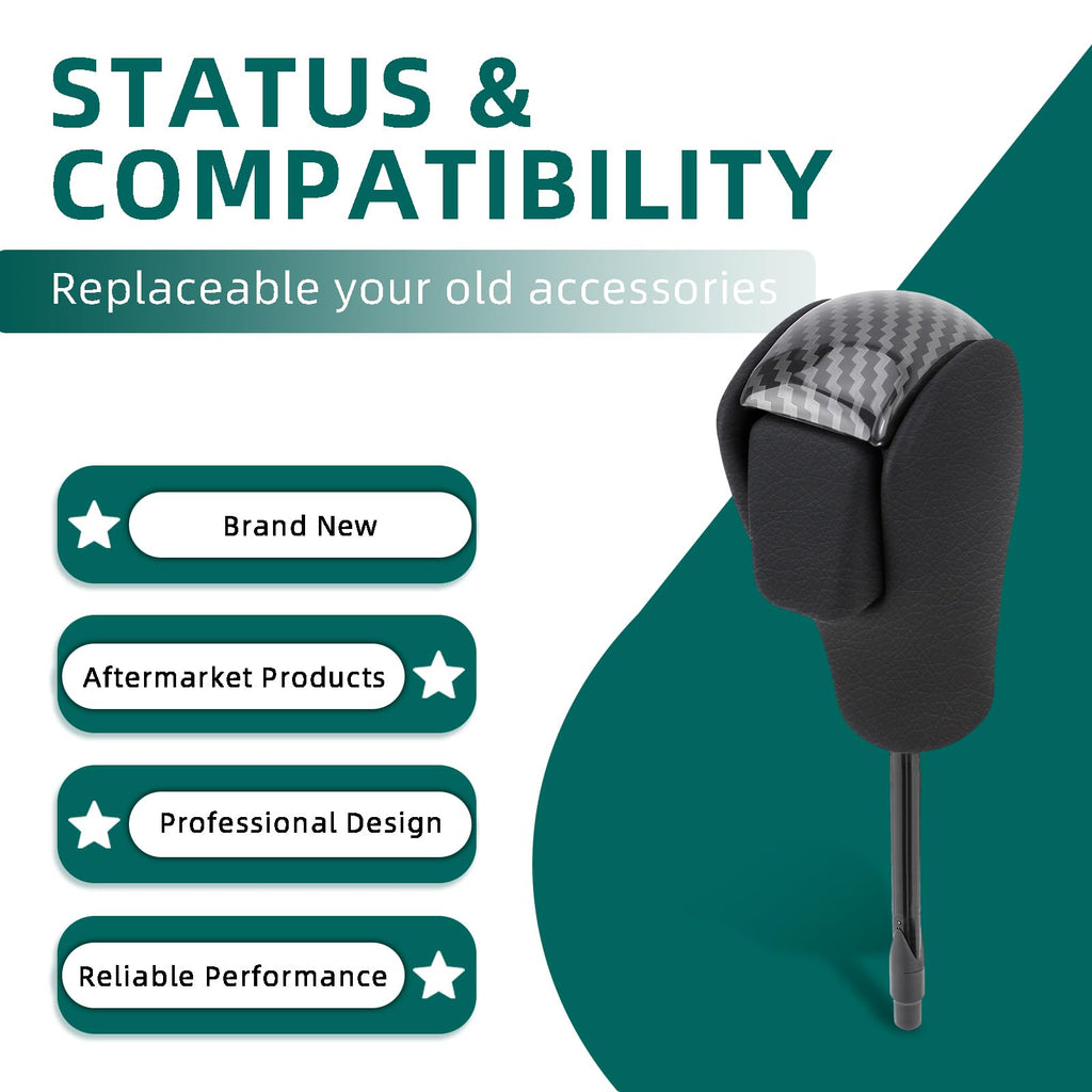 Carbon Fiber Automatic Gear Shift Knob Shifter