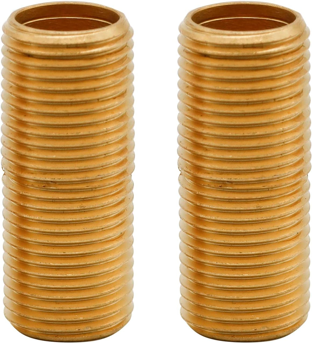 1/2" MNPT x 1/2" Male G Brass Pipe Extension Adapter