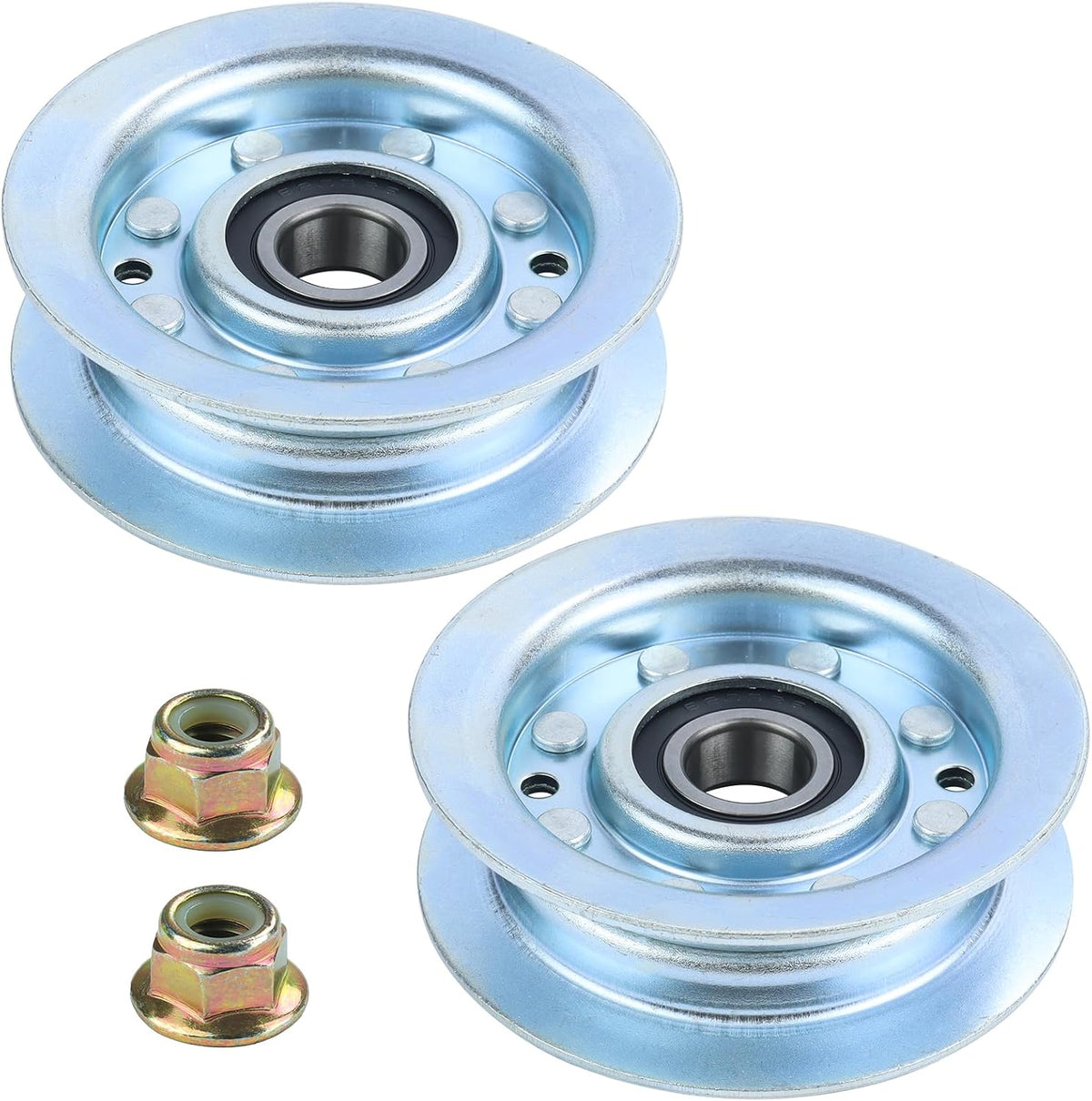 2PK GY22172 Idler Pulley for John Deere D140 L120 L130 LA145 Mowers