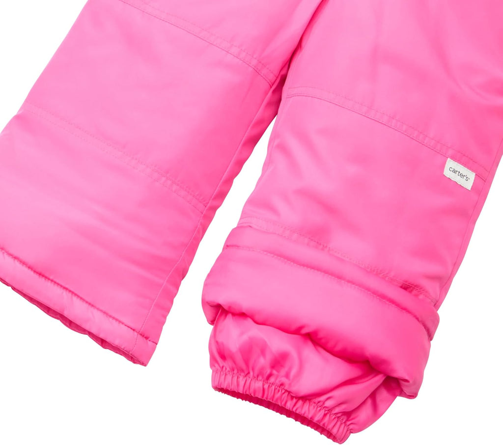 Unisex Kids Insulated Snow Bib Snow-ver-all Ski Pants