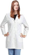 Consultation Lab Coat - Professional Doctor’s 32 Inch Long Medical Uniform for Women & Men