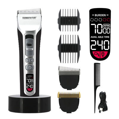 The Fadify 2.0 Cordless Hair Clippers for Men, 7000RPM Professional Barber Clippers Detachable Inclined Blade, Mens