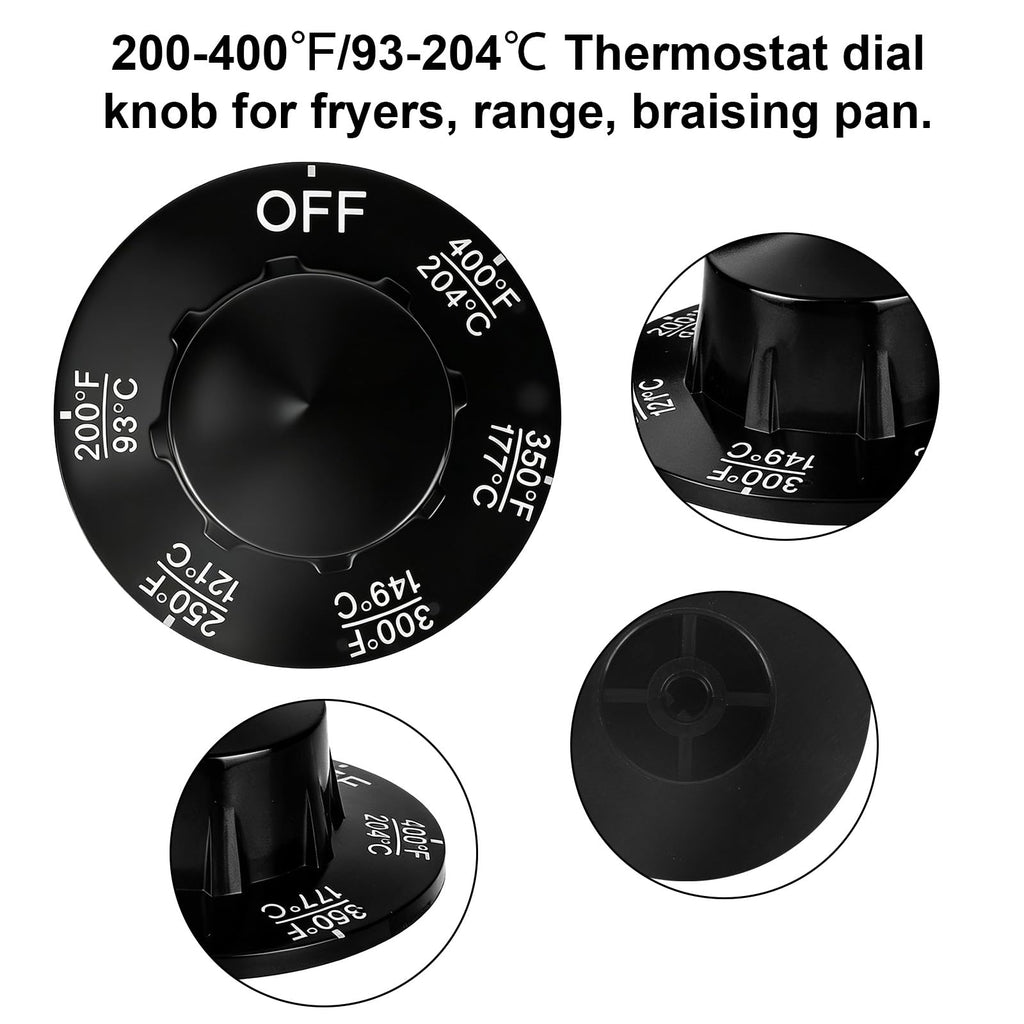 2pcs Thermostat Stove Knob Dials for APW 300229, Dial Control Knobs