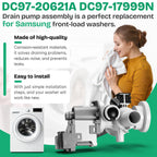 For Samsung WF46BG6500AEUS Washer Water Drain Pump Repair Component