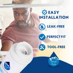 2-Pack Replacement for MFI2067AEW Refrigerator Water Filter