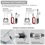 Justech 1.2"/30mm 6.7lbs/30N 12V Mini Linear Actuator, IP54 Rated 30mm/s
