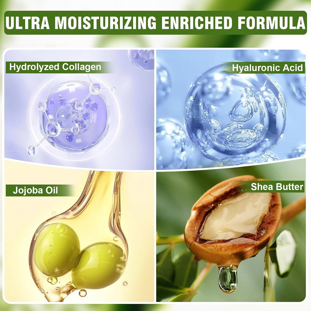 6 Pairs Moisturizing Foot Masks with Shea Butter, Jojoba Oil | Hydrating Foot Mask For Dry Cracked Feet, Moisturizing