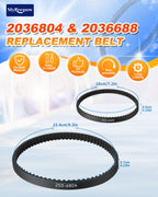 2+2 Pack Vacuum Belts Compatible with Bissell ProHeat 2X Upright Vacuum