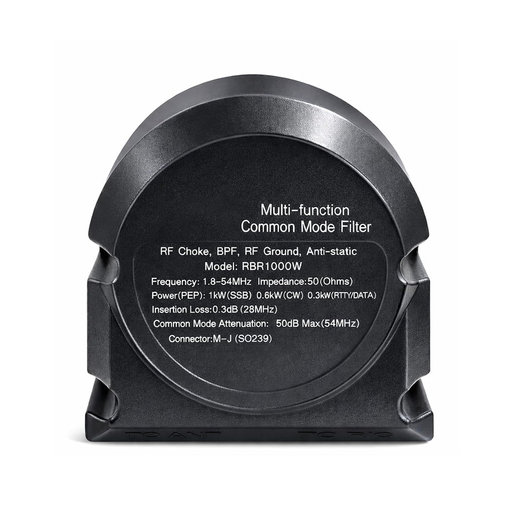 1000W Shortwave Common Mode Filter 1.8-54MHz RFI Choke