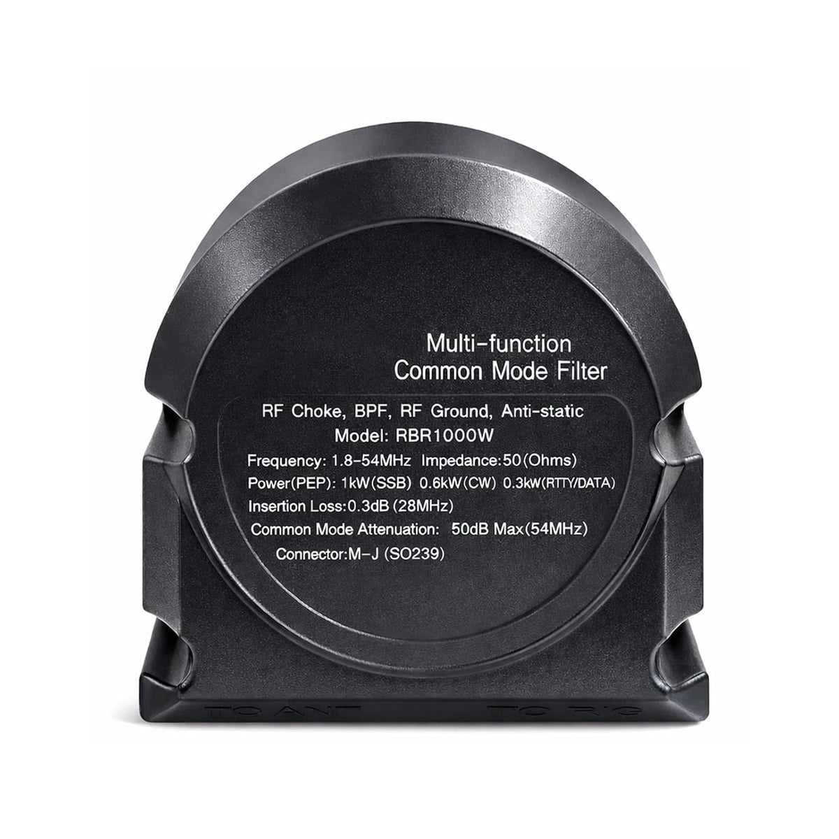 1000W Shortwave Common Mode Filter 1.8-54MHz RFI Choke