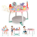 5 in 1 Baby Activity Center, Baby Jumpers and Bouncers with Removable Toys, Lights & Music, 3 Adjustable Heights