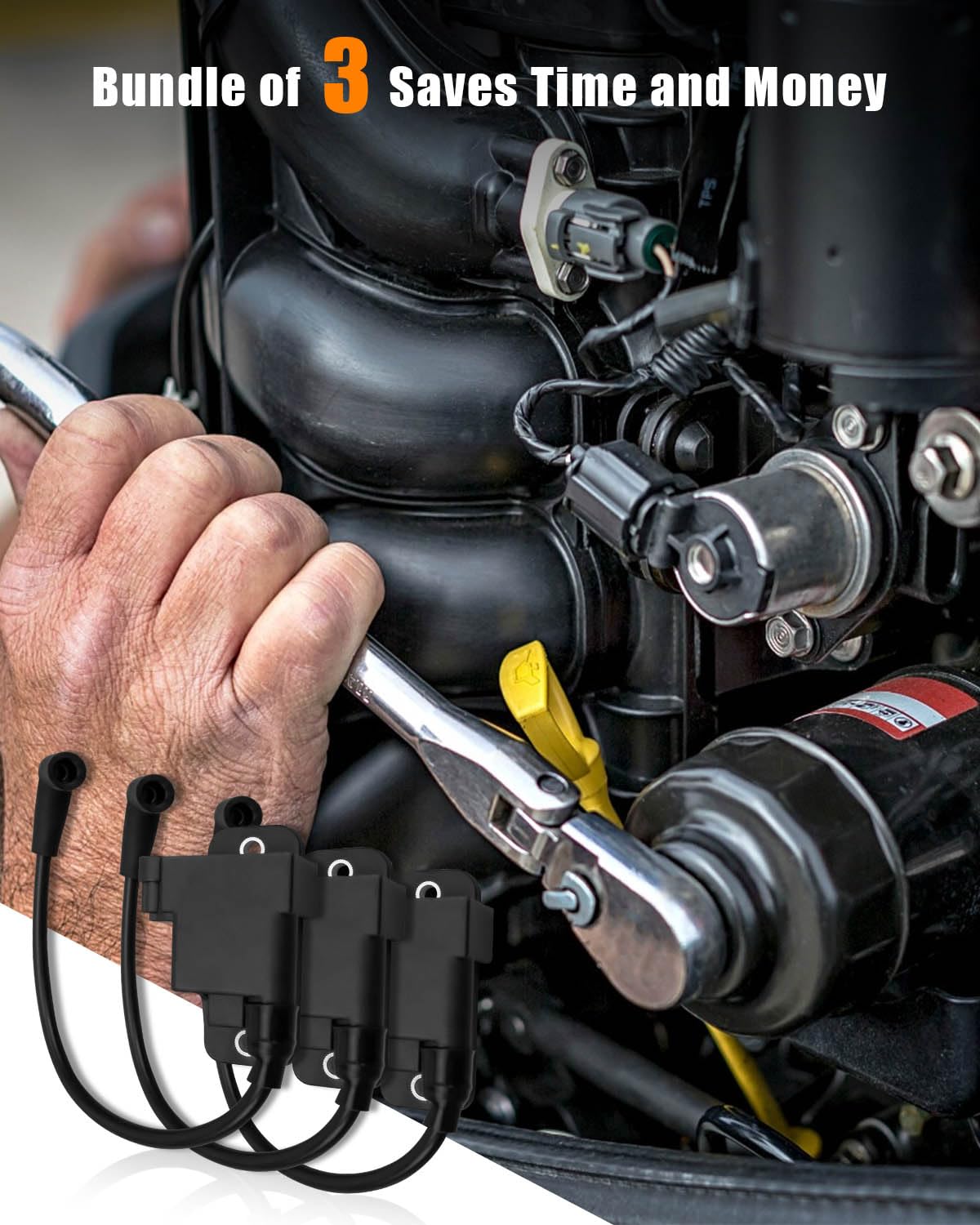 Outboard Ignition Coil CDM Module Fit For Mercury Force