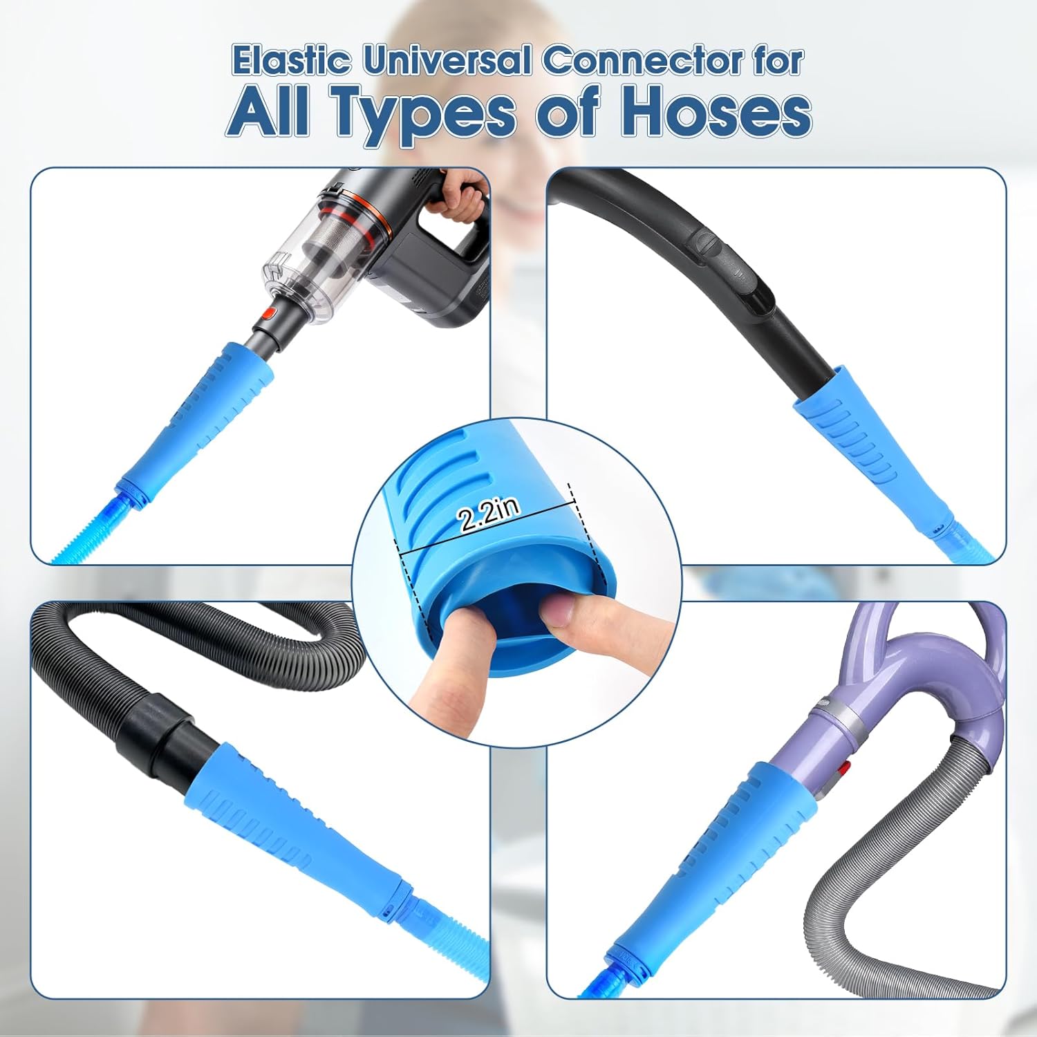 Universal Dryer Vent Cleaner Kit Compatible with Most Vacuum Cleaner Include Vacuum Hose Attachment Accessories Brush