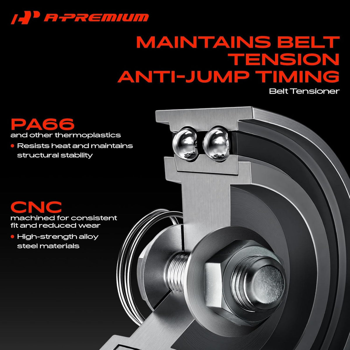 A-Premium Engine Timing Belt Kit with Water Pump W/Tensioner