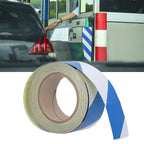Reflective Safety Warning Tape Blue White 5cm X 30m Hazard Marking Tape