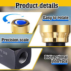 Pelopy 1 Pcs 3/8 Inch NPT Ports Hydraulic Flow Control Needle Valve
