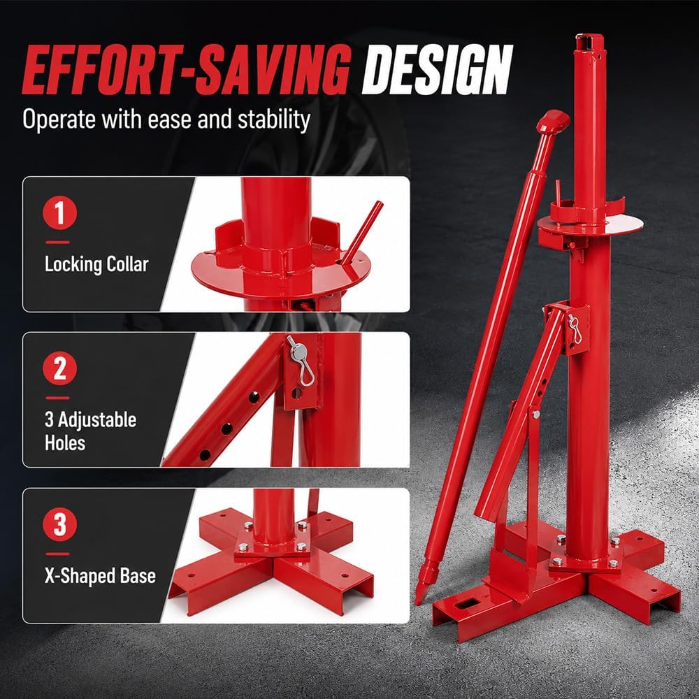 Manual Tire Changer, Tire Bead Breaker, Portable Hand Tool Manual