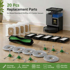 20Pcs Replacement Parts for Roomba 415X/Plus 415 Combo Vacuum Cleaner