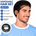 Disposable Hair Nets Food Service Nylon Caps Breathable Honeycomb