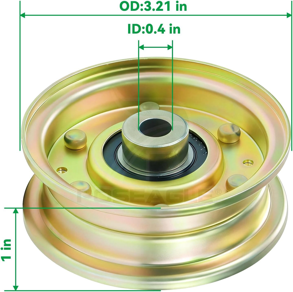2 Pack 756-04224 Idler Pulley for Cub Cadet LT1050 LT1042 Tractors
