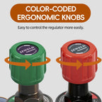 JZWELD CGA510 Acetylene Regulators,B Size