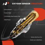 A-Premium Upstream and Downstream O2 Oxygen Sensor Compatible with Mazda