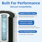 2 Pack Compatible with Aquasure Fortitude V2 AF-SCZ-25HFS Water Filter