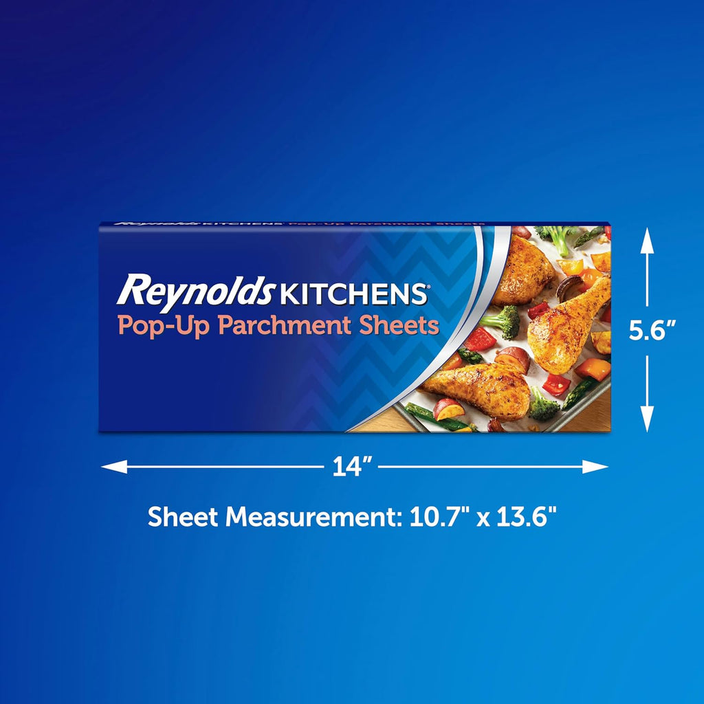 Kitchens Pop-Up Parchment Paper Sheets, 120ct