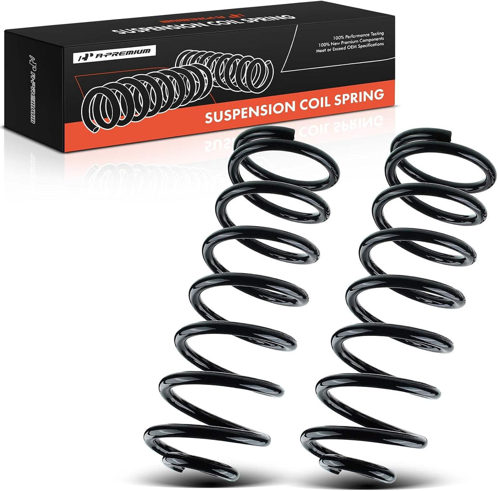 A-Premium 2-Pack Rear Suspension Coil Spring Set Compatible with Jeep