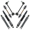 TRQ Front and Rear Suspension Kit Shock & Spring Strut Assembly Set Shock