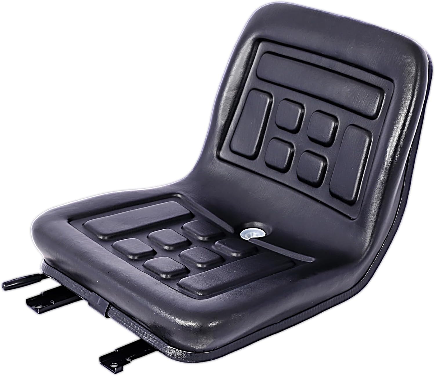 Universal Lawn Tractor Seat Replacement, Compact High Back Mower Seat with a Drain Hole Replacement Seat