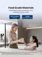 MWF Filter Replacement for GE Fridge, NSF/ANSI 372 & 53 & 42 Certified
