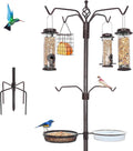 Bird Feeding Station Kit, 94 Inch Bird Feeder Pole for Outdoors