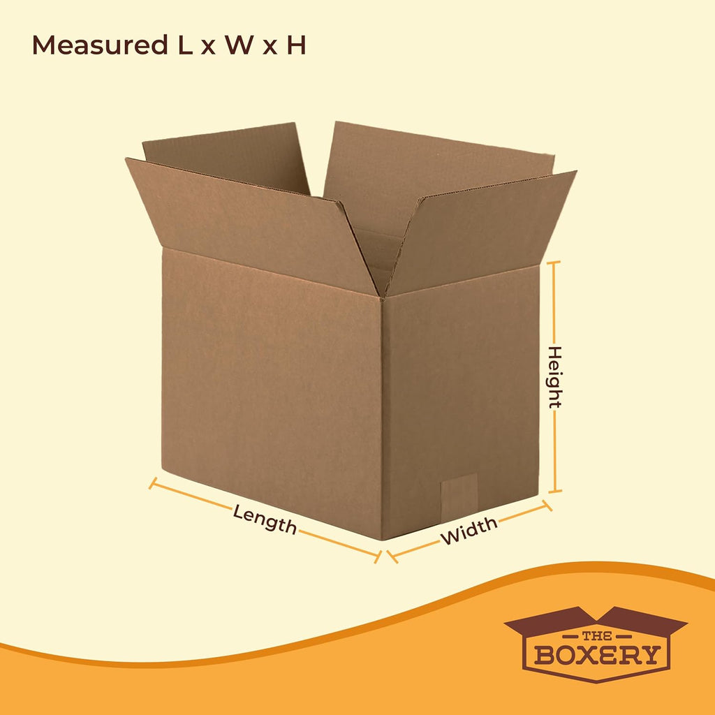 10"x8"x8" Corrugated Cardboard Boxes 50-Pack