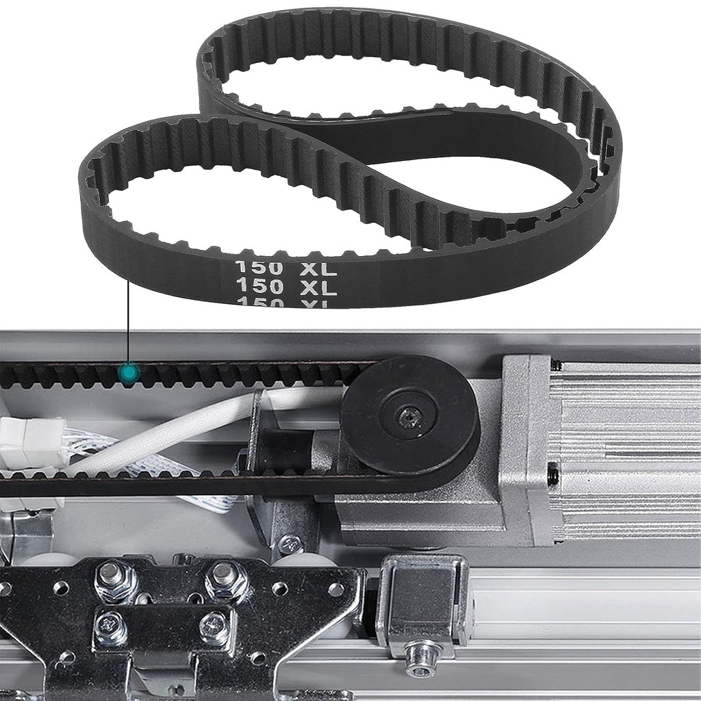 2Pcs 150XL037 Timing Belt, 75T 10mm Cog Drive Belt