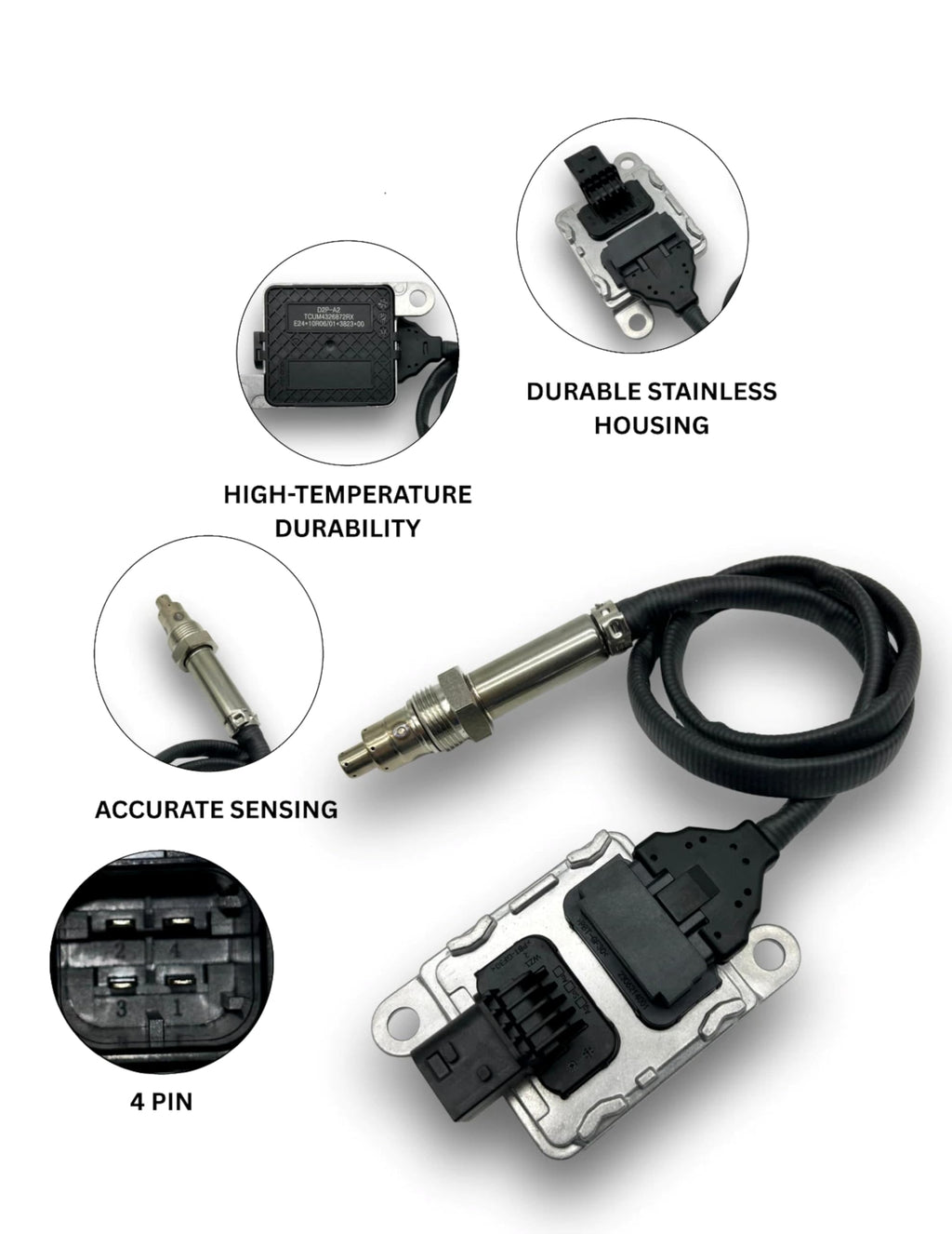 D2P NOx Nitrogen Oxide Sensor for Freightliner Peterbilt Volvo | 4326872RX