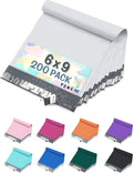 Poly Mailers 6x9 200 Pack White Self-Seal Shipping Envelopes M1