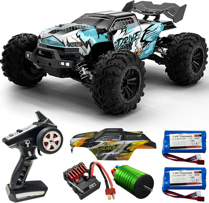1:16 Scale Brushless RC Car - 50+ MPH High Speed All Terrain Off-Road Monster Truck for Adults & Teens 14+ | 2.4GHz