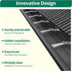 25Pack 5in Gutter Hangers with Pre-Inserted Screw BR05