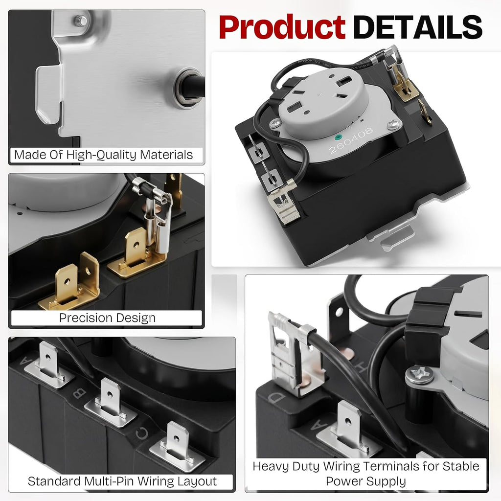 for GE GTDX100EM1WW Dryer Timer Replacement