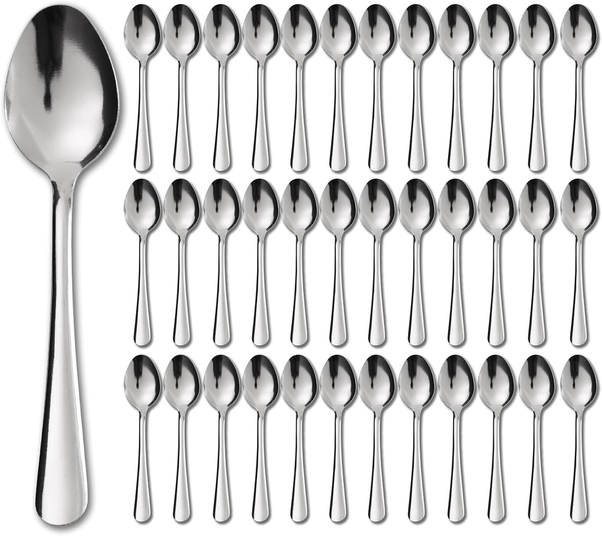 Windsor 36-Piece Set Stainless Steel Teaspoons, Tea Spoons
