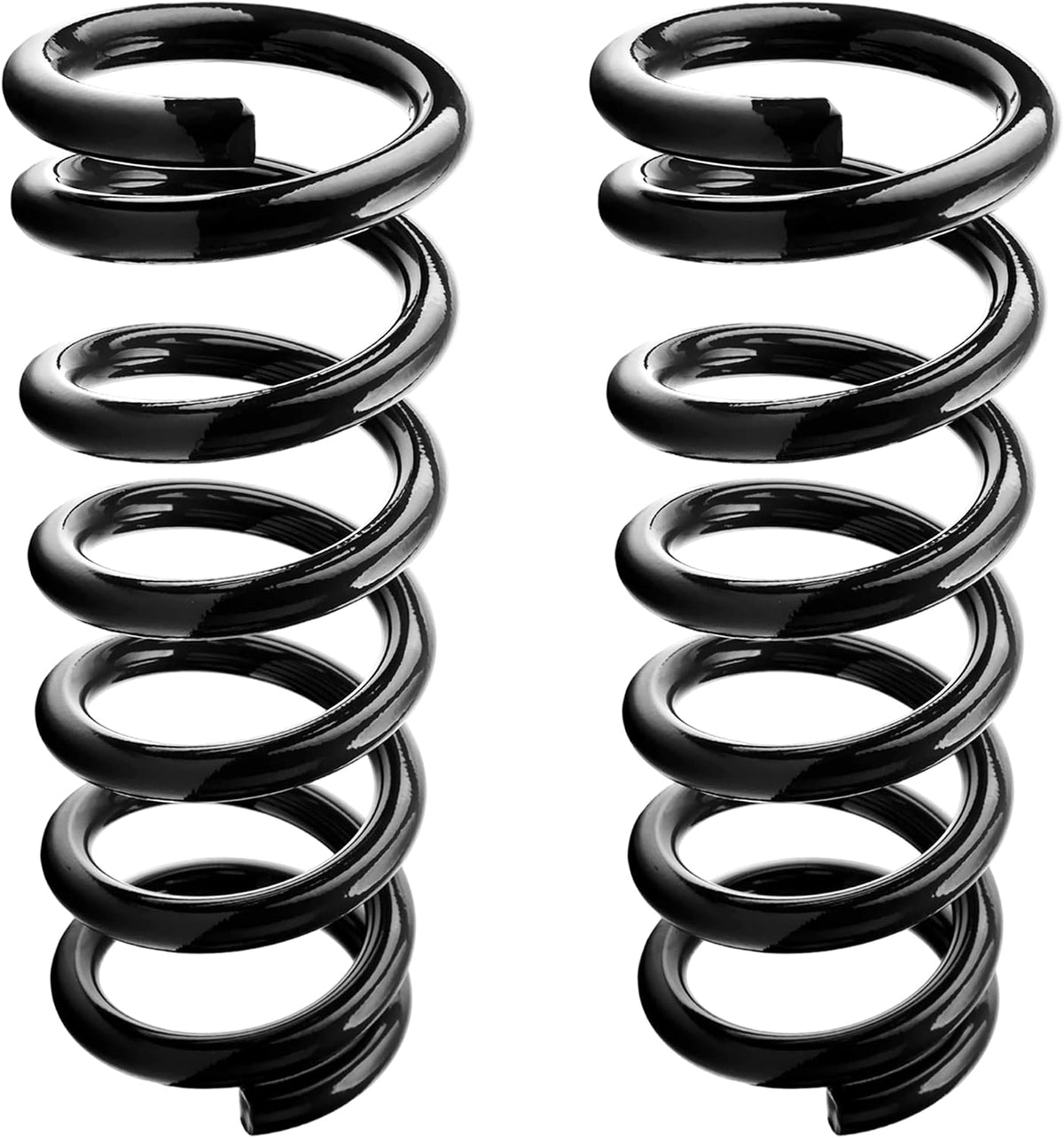 2" Front Drop Coil Spring Lowering Kit for 1999-2007 Chevy Silverado/GMC Sierra 1500 (2WD V8 Only), Black