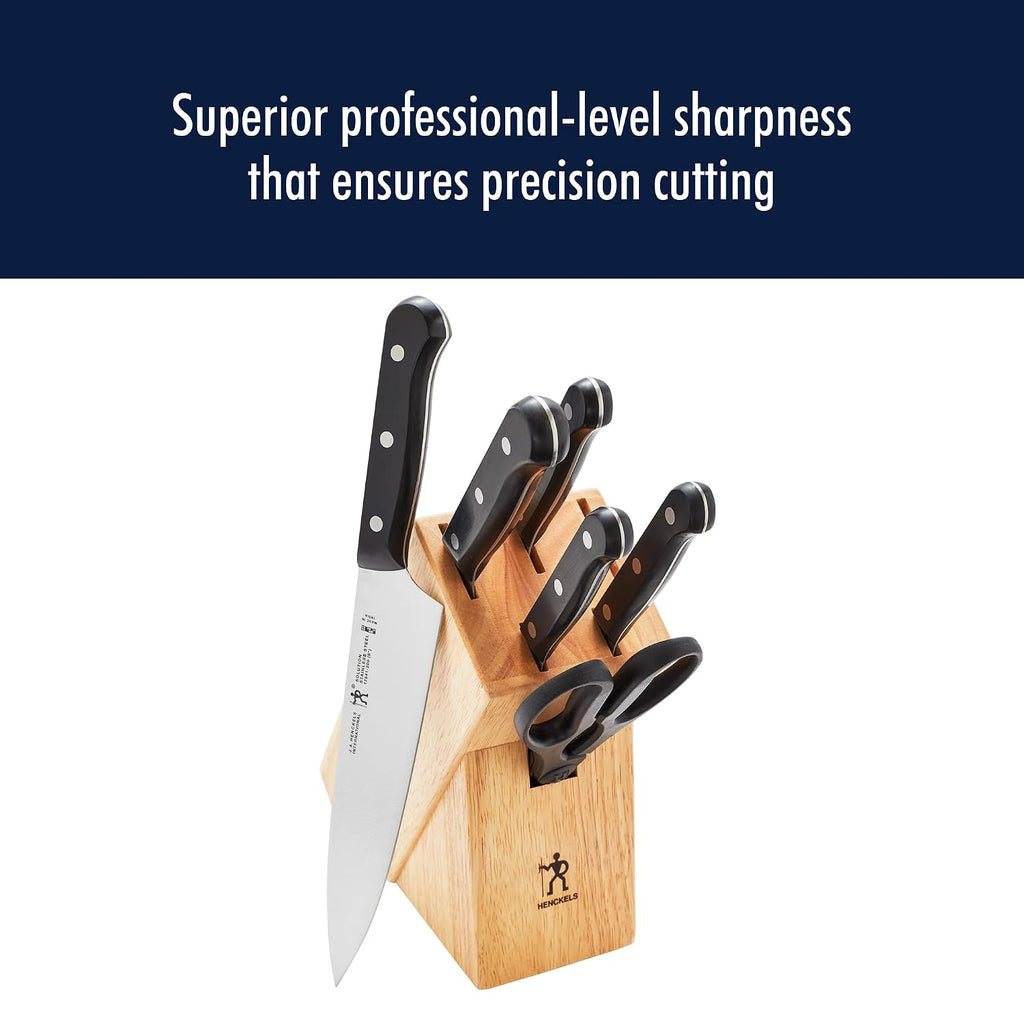 Solution 7-Pc Knife Set, Razor-Sharp, German Engineered