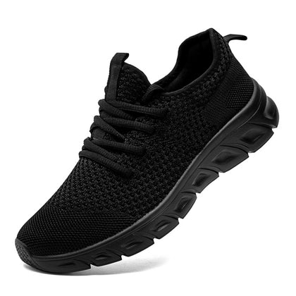 Womens Mens Shoes Slip on Walking Running Tennis Sneakers Black 10