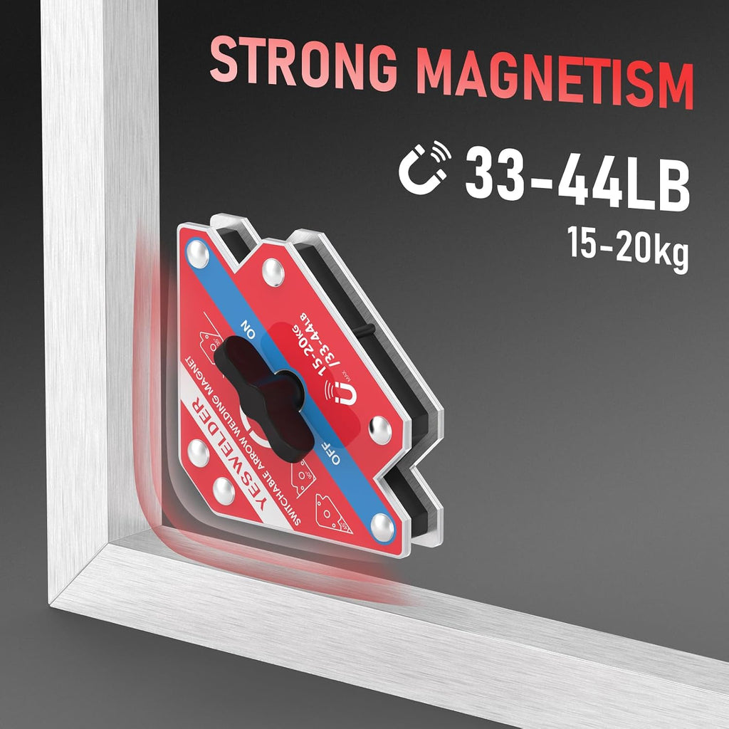 Switchable Arrow Welding Magnet 33-44LBs On/Off Switch Arrow | strong magnetic holding support, workpiece