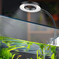 6 W LED Aquarium Light for 1 to 5 Gallon Fish Tanks Clip On Fish Tank Light USB Moving Aquarium Lamp with Full