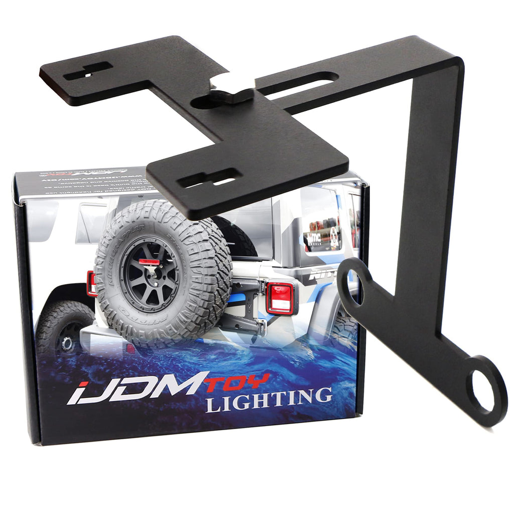 iJDMTOY High Mount Third Brake Light Relocation Kit For Jeep Wrangler JL
