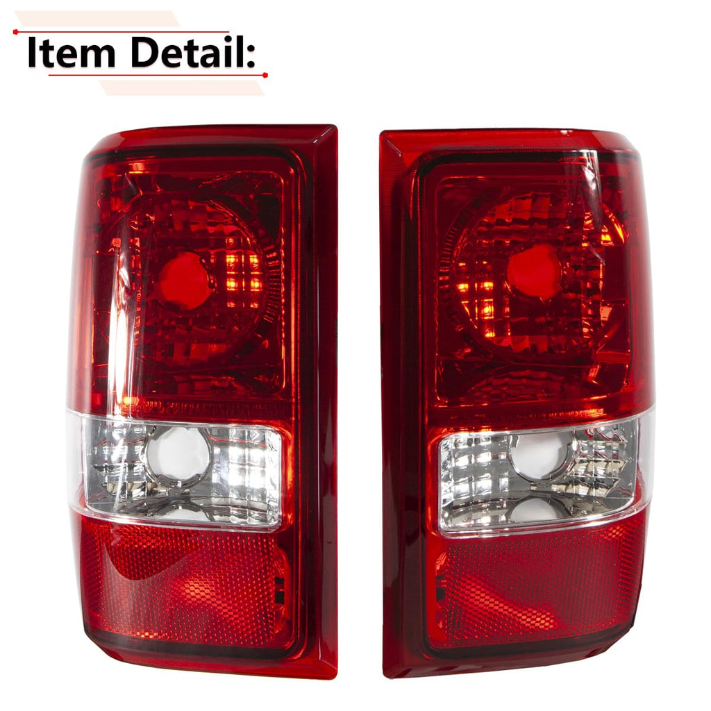 1Pair Rear Tail Light Assembly for Ford Ranger 2006-2011